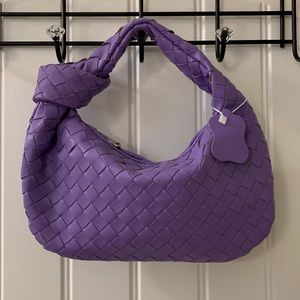 Purple Woven Mini Jodi Bag
